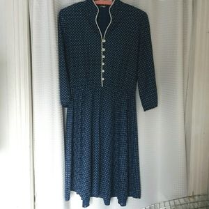 Polka Dot Longsleeve Dress